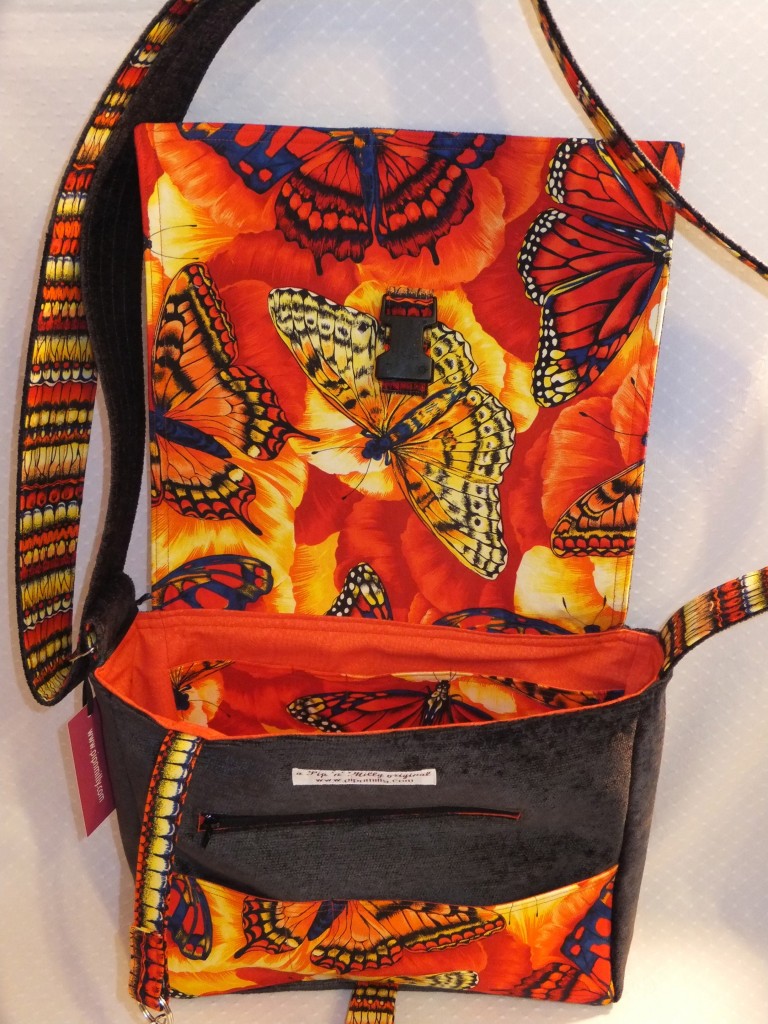 Butterfly bag - interior